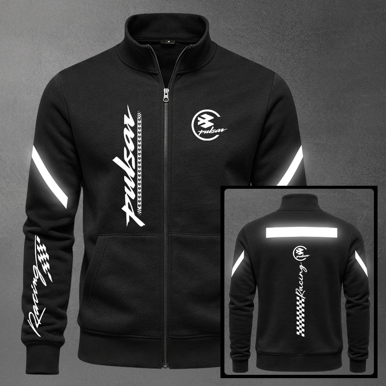 PULSAR REFLECTIVO ESTAMPADO CUELLO ALTO